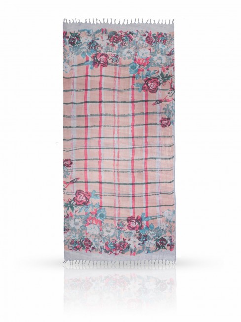 Палантин Женский W-ROSE.CHECKS/PINK
